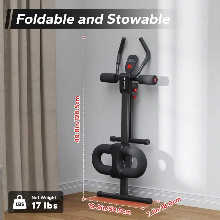 Adjustable Foldable Ab Trainer Machine For Effective Abdominal Training