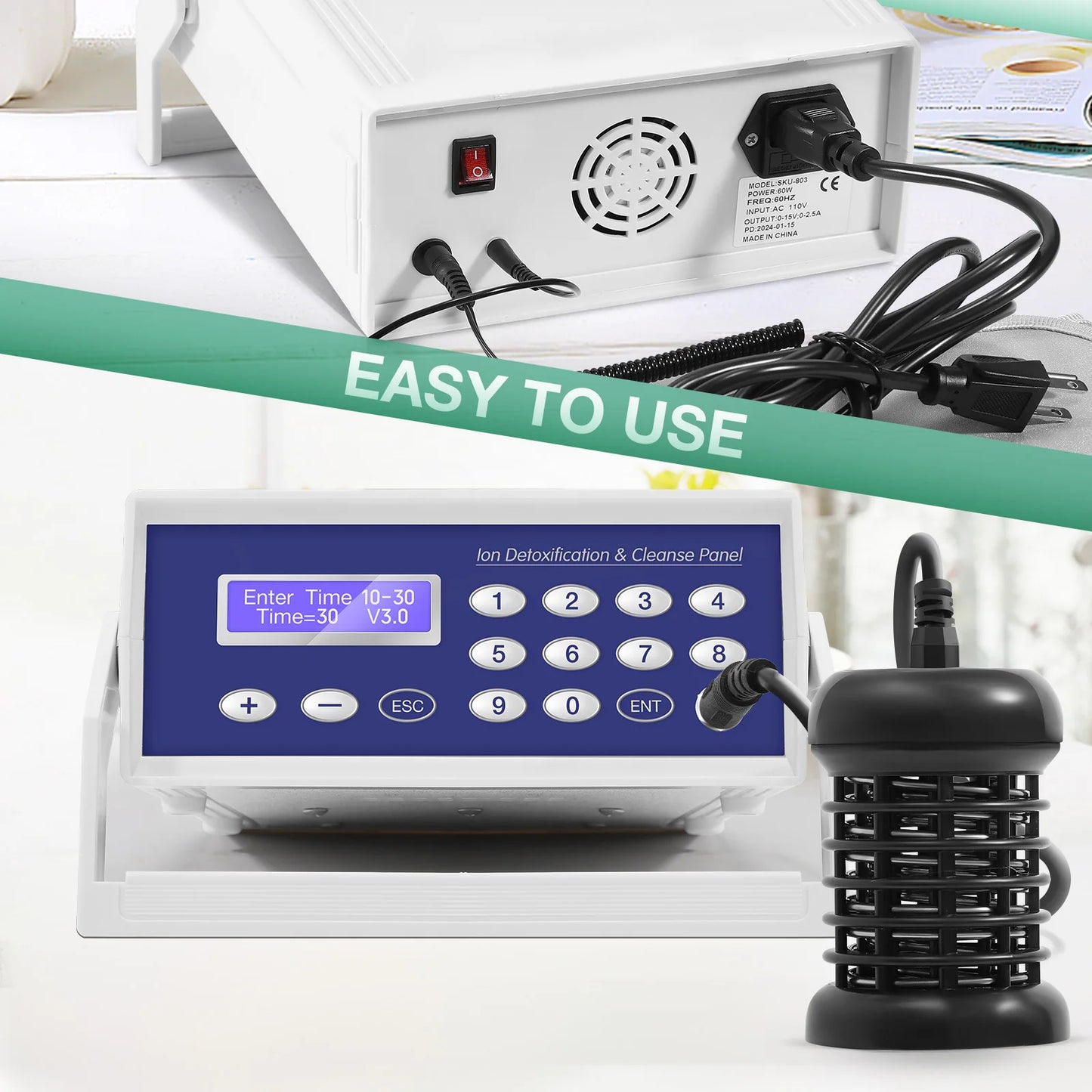 Ionic Detox Foot Spa Machine For Home Health And Care