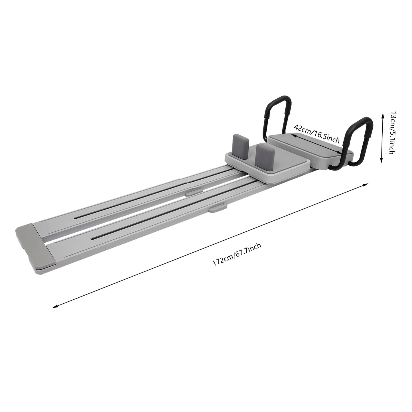 Multifunctional Pilates Reformer Board With Adjustable Resistance