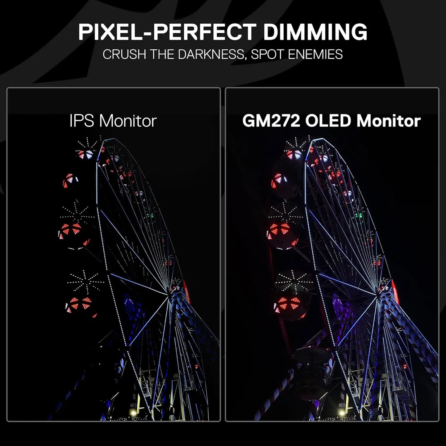 Redragon Gm272 OLED Flat Gaming Monitor QHD 2560x1440 360Hz AMD FreeSync Premium