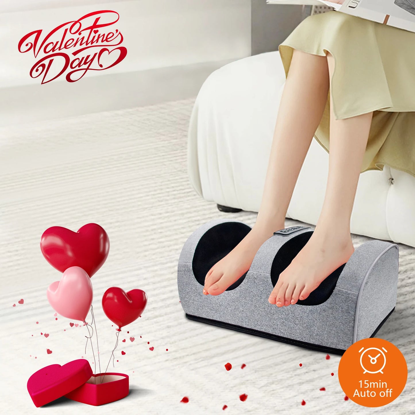 Foot Massage Machine Kneading Massager Feet And Legs Electric Heating
