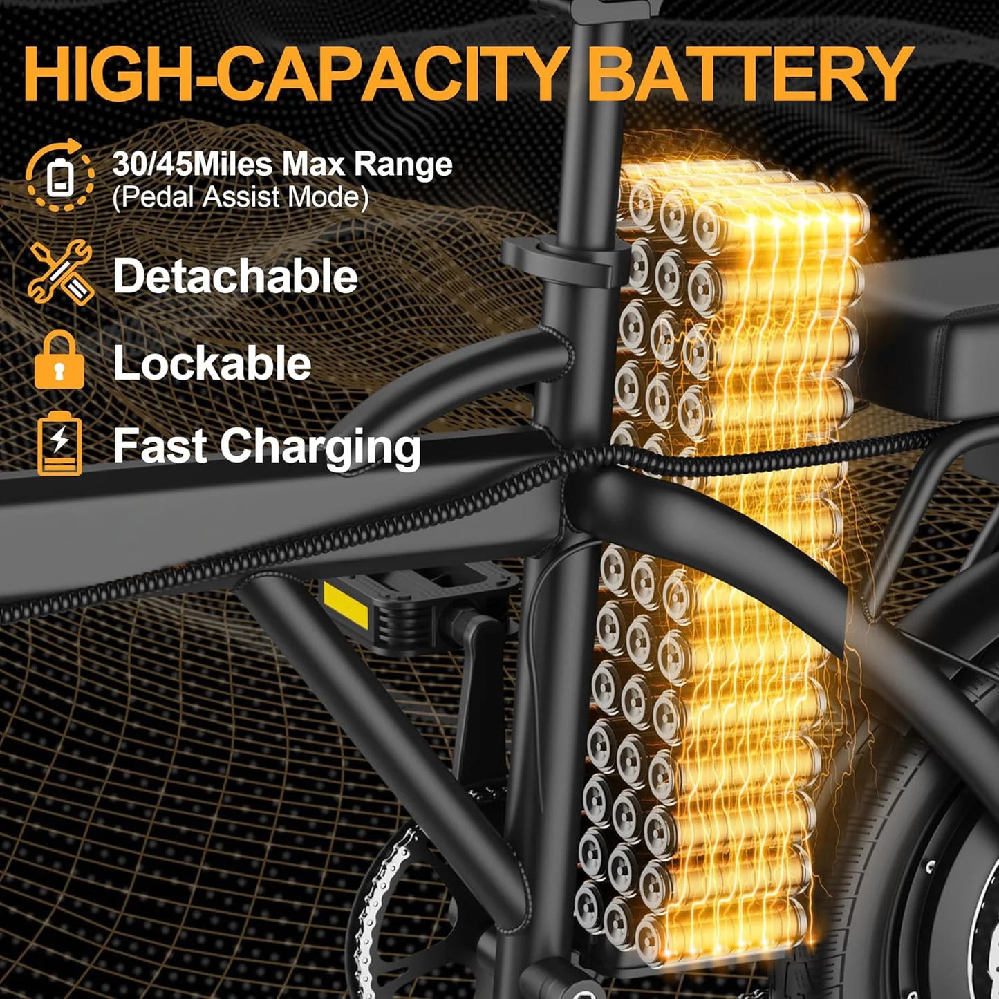 14 Inch Foldable 500W Electric Bike For City Commuting