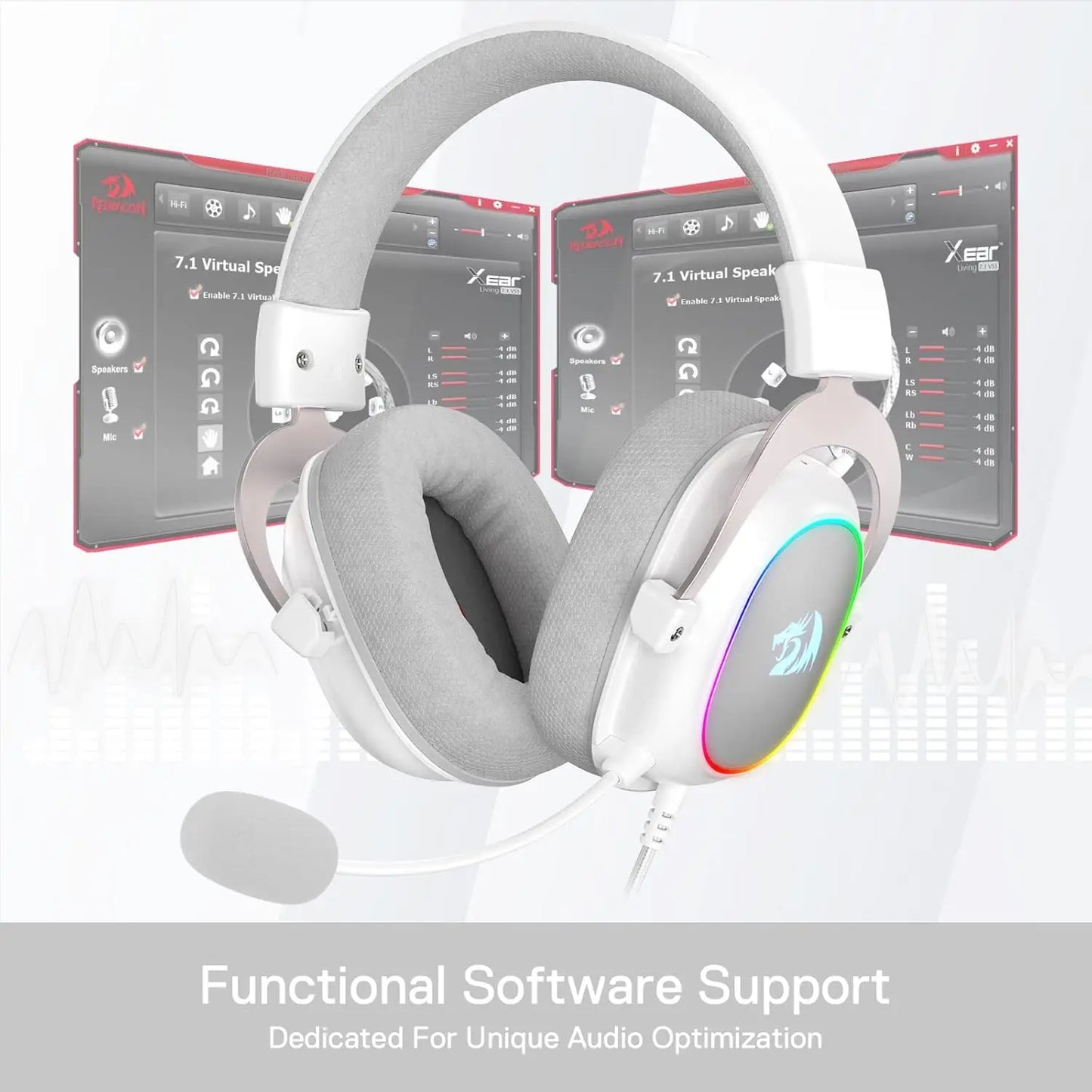 Redragon H510 Zeus X RGB Wired Gaming Headset 7.1 Surround