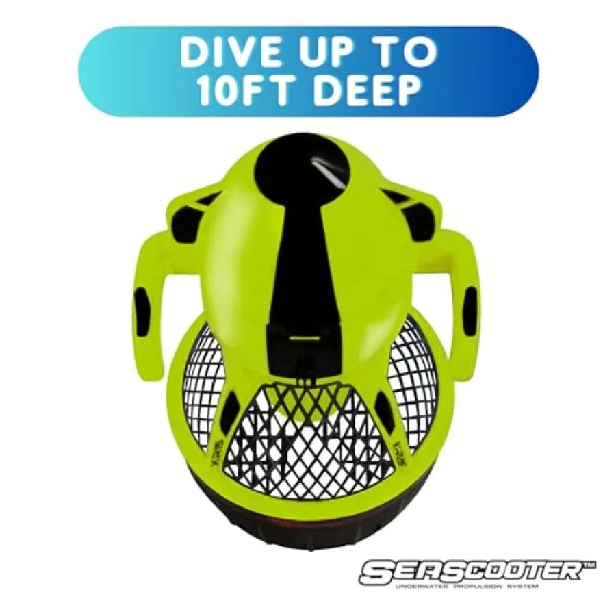 Underwater Sea Scooter for Adults With GoPro Mount ABS Plastic 12V Battery Powered Ocean Pool Diving Scooter