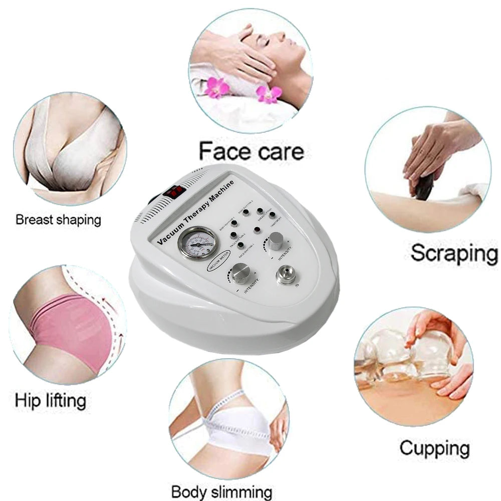 AOKO Vacuum Cup Massager For Breast Chest And Face Lifting