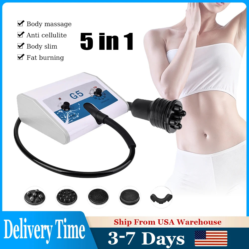 AOKO G5 Vibrating Massage Machine With 5 Heads For Body