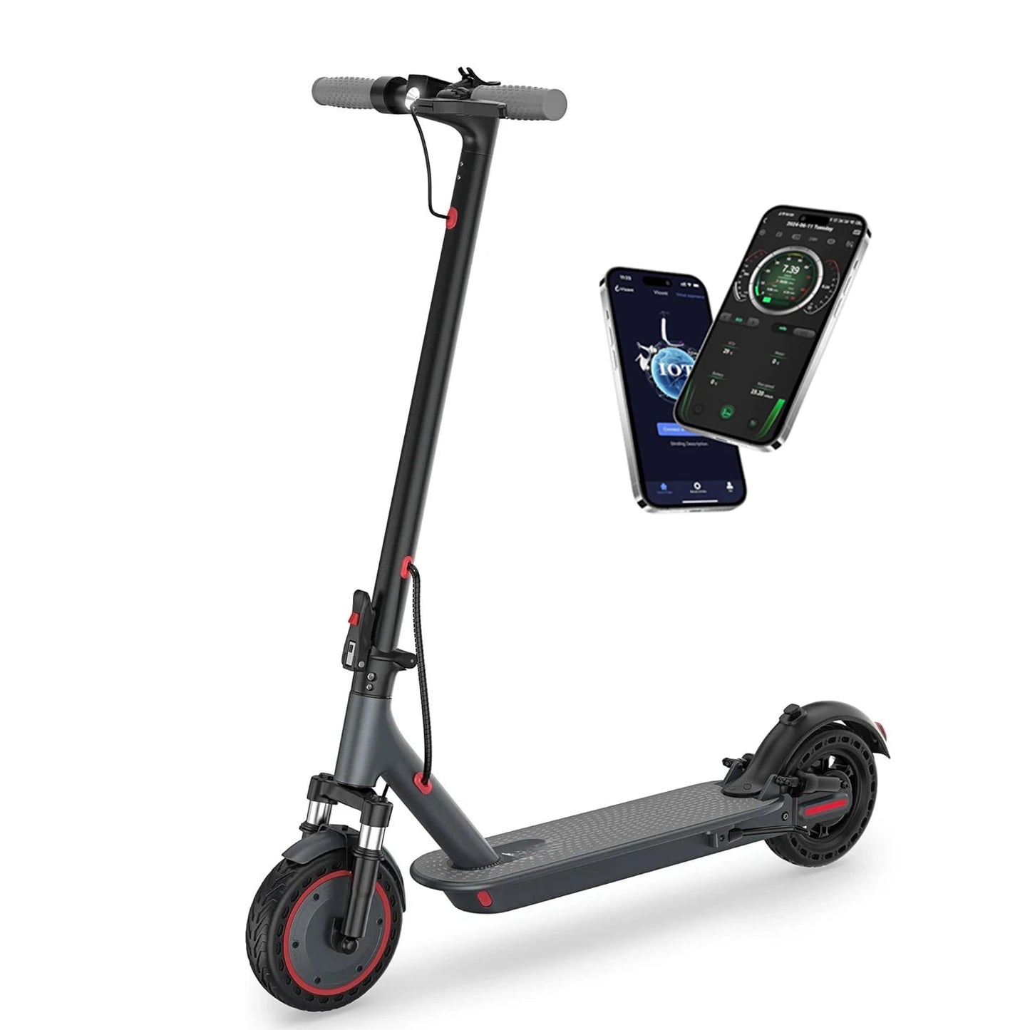 Aovopro Ap07 Electric Scooter With App Control And Double Shock Absorption