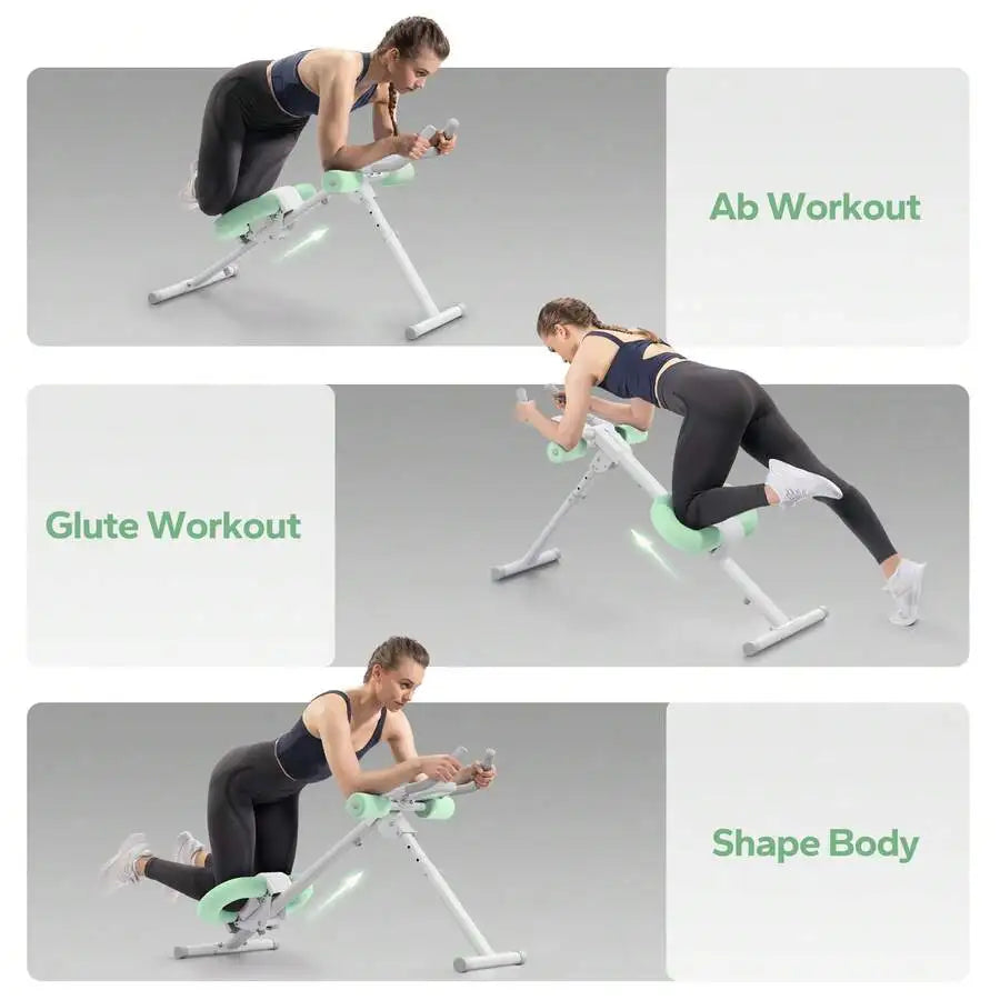 Adjustable Foldable Ab Trainer Machine For Core Home Gym Workouts