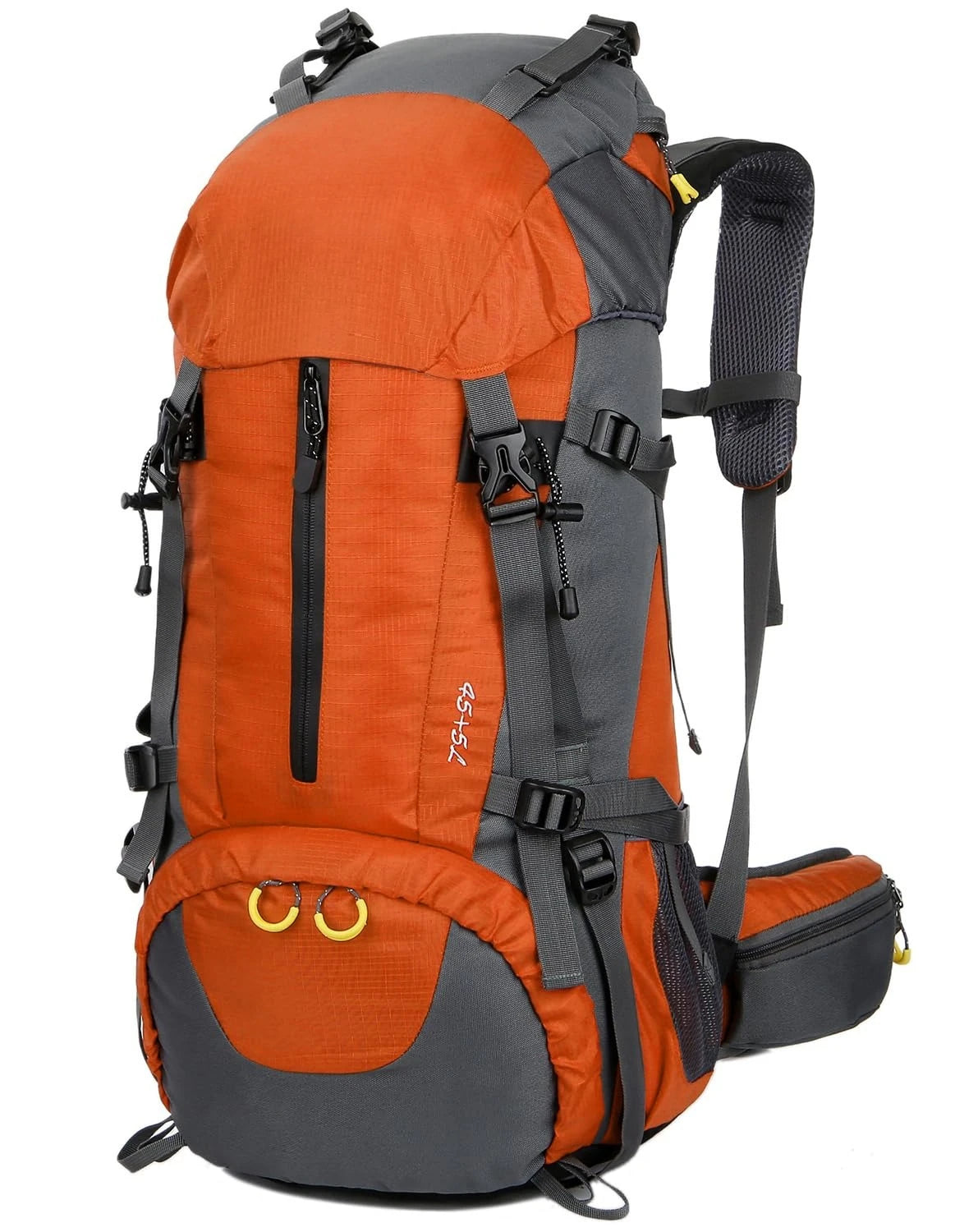 Lightweight Expandable Hiking Backpack With Detachable Rain Cover
