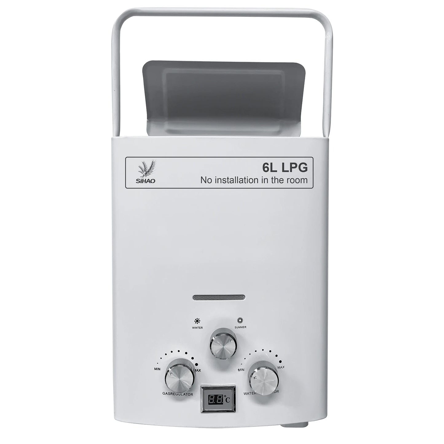 LPG Gas Water Heater Portable Tankless Boiler For Camping