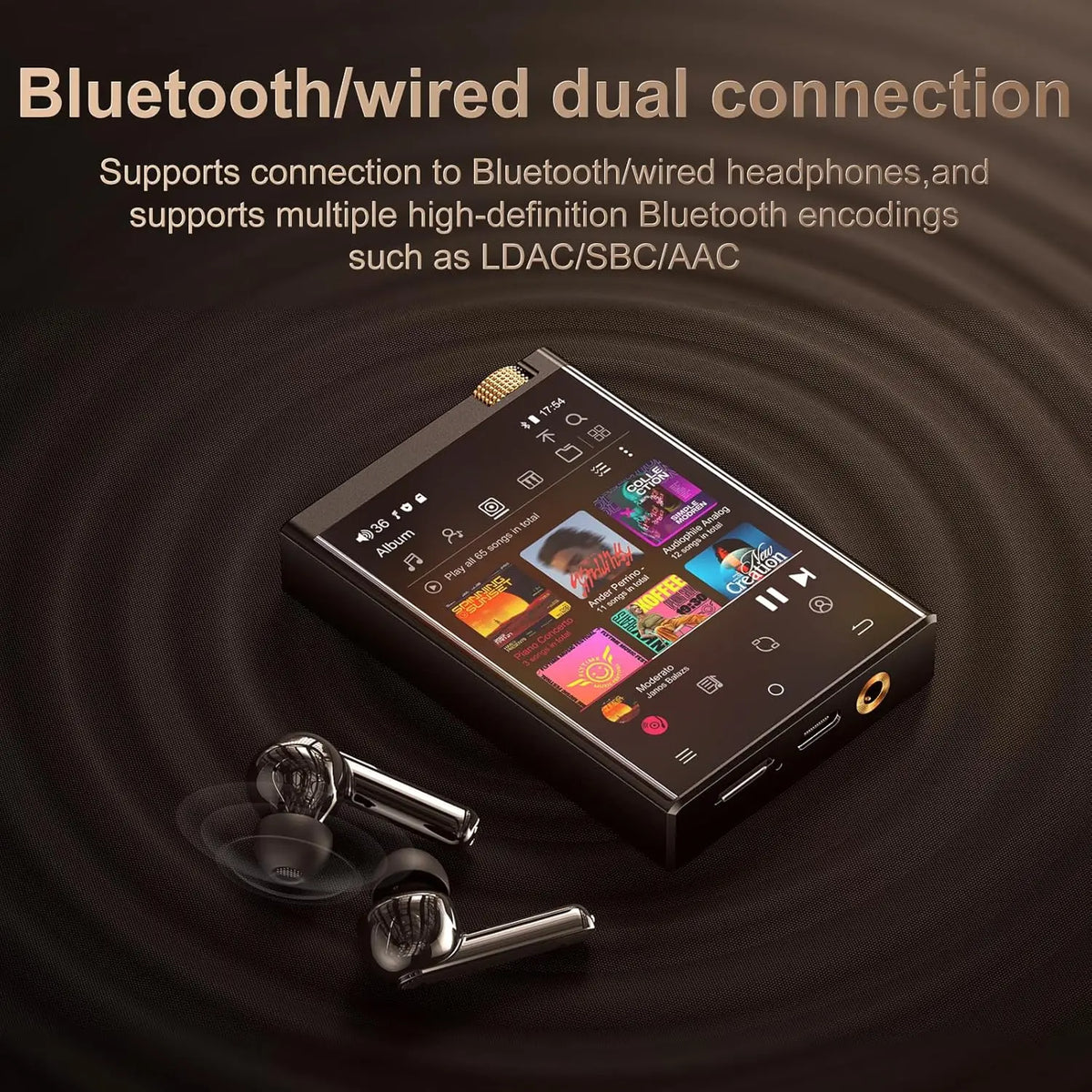 Oilsky Bluetooth MP3 Player With WiFi And Lossless DSD Audio