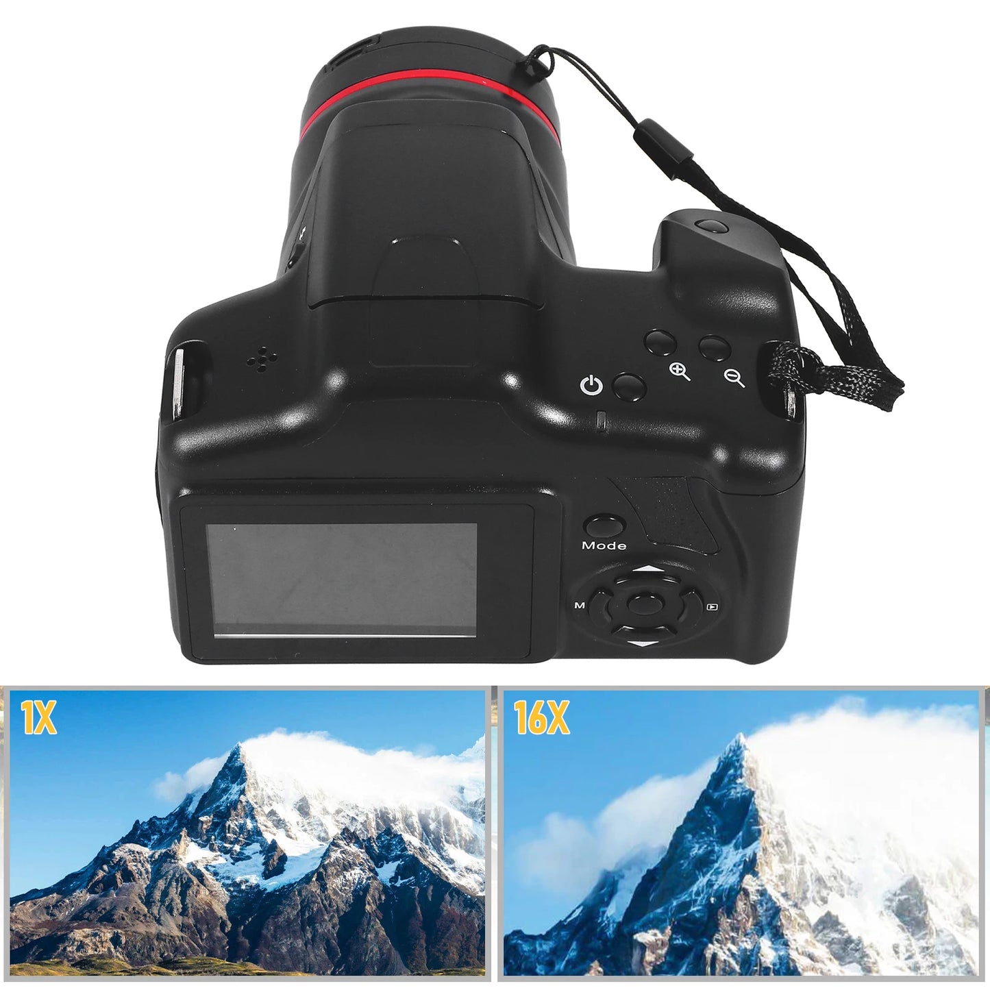 1080P Digital Vlog Camera Portable Travel Easy to Use