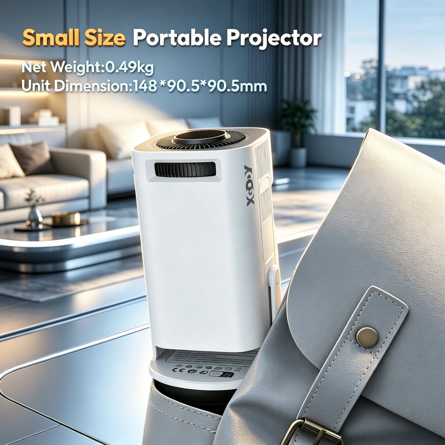 XGODY 4K LED Projector WiFi 6 Bluetooth 5.0 Home Theater