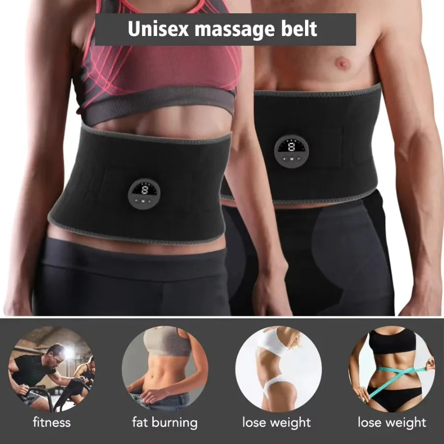 Jitesy Rechargeable EMS Abdominal Muscle Trainer Belt