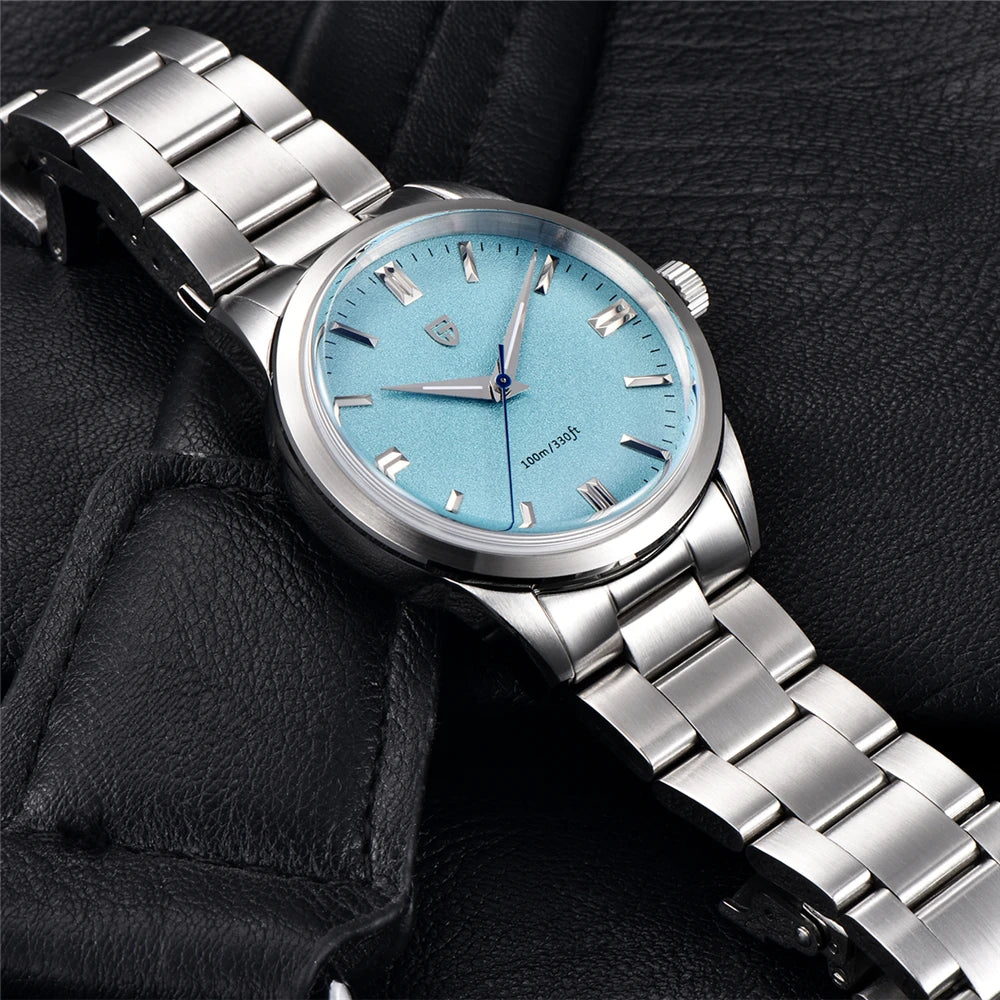 PAGANI DESIGN Men's Quartz Watch With Sapphire Crystal Stainless Steel