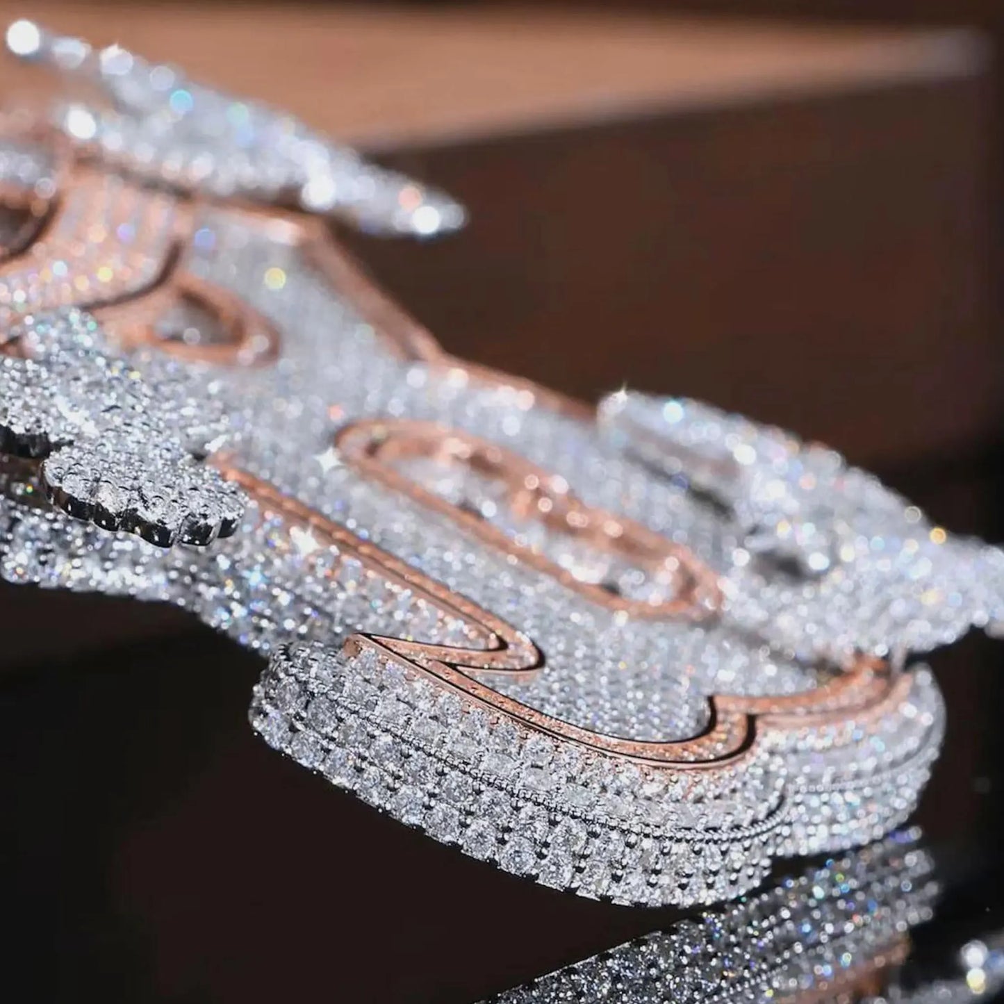 Lyee Cyee Peace Dove Letter B Zircon Pendant Necklace
