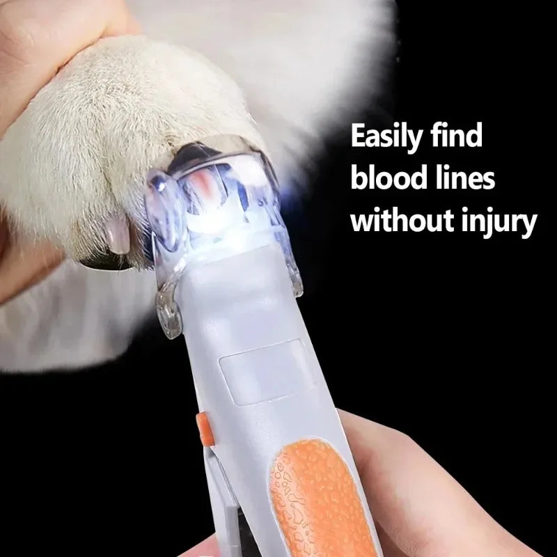 LISM LED Pet Nail Scissors For Dogs And Cats Professional Toenail Clipper