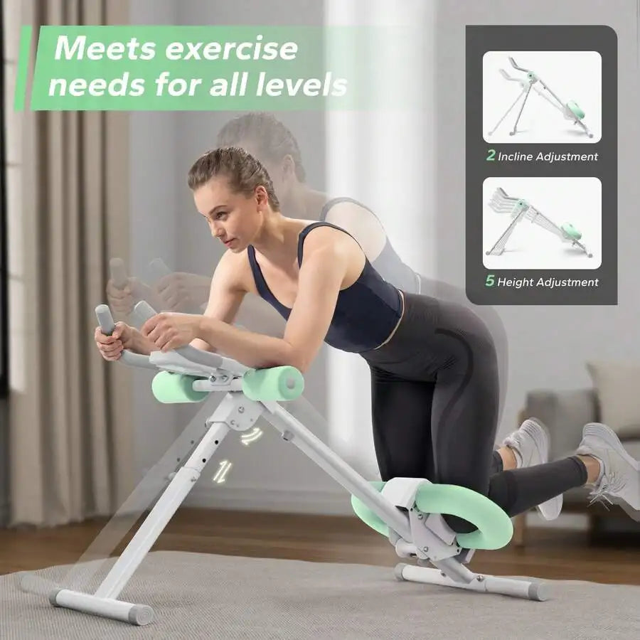Adjustable Foldable Ab Trainer Machine For Core Home Gym Workouts