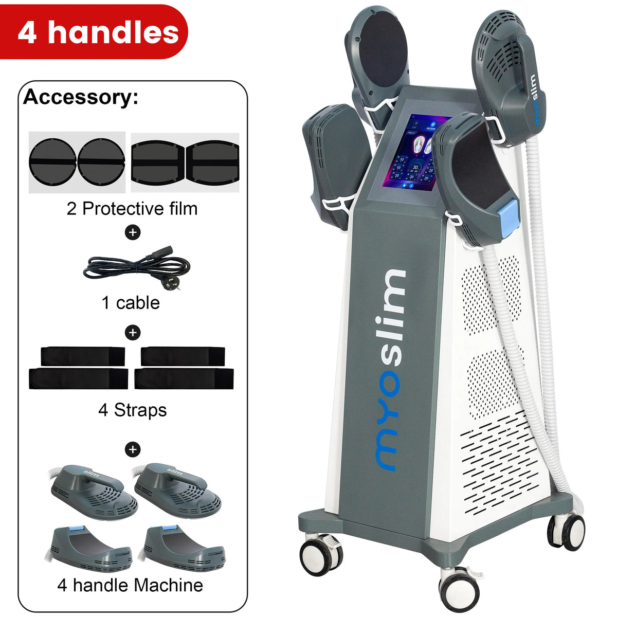 Myoslim RF NEO Slimming Machine EMS Body Sculpting Fat Burning EMSSLIM Nova Weight Loss Electromagnetic Muscle