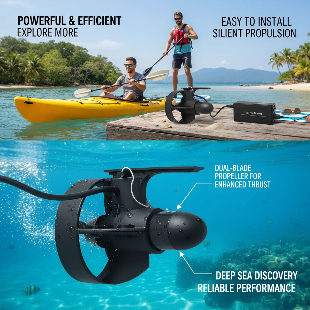 Electric Surfboard Underwater Thruster Propulsion Motor Stand Up Paddleboards High Power Water Sports Enthusiasts
