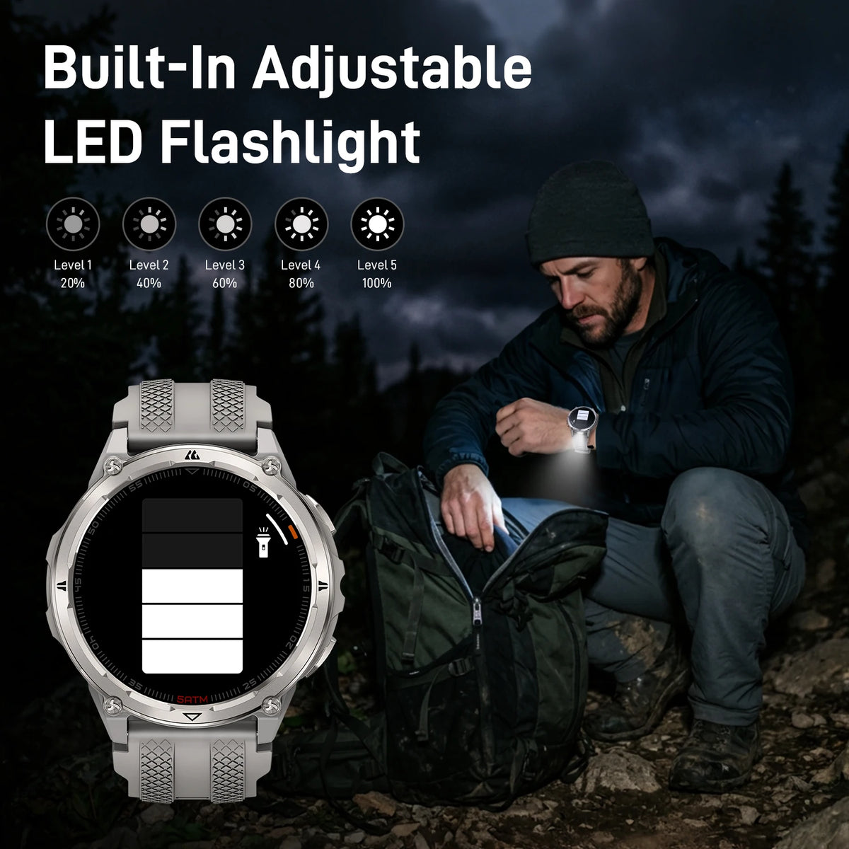 KOSPET ORB 2 Rugged Dual Band GPS AMOLED Smartwatch