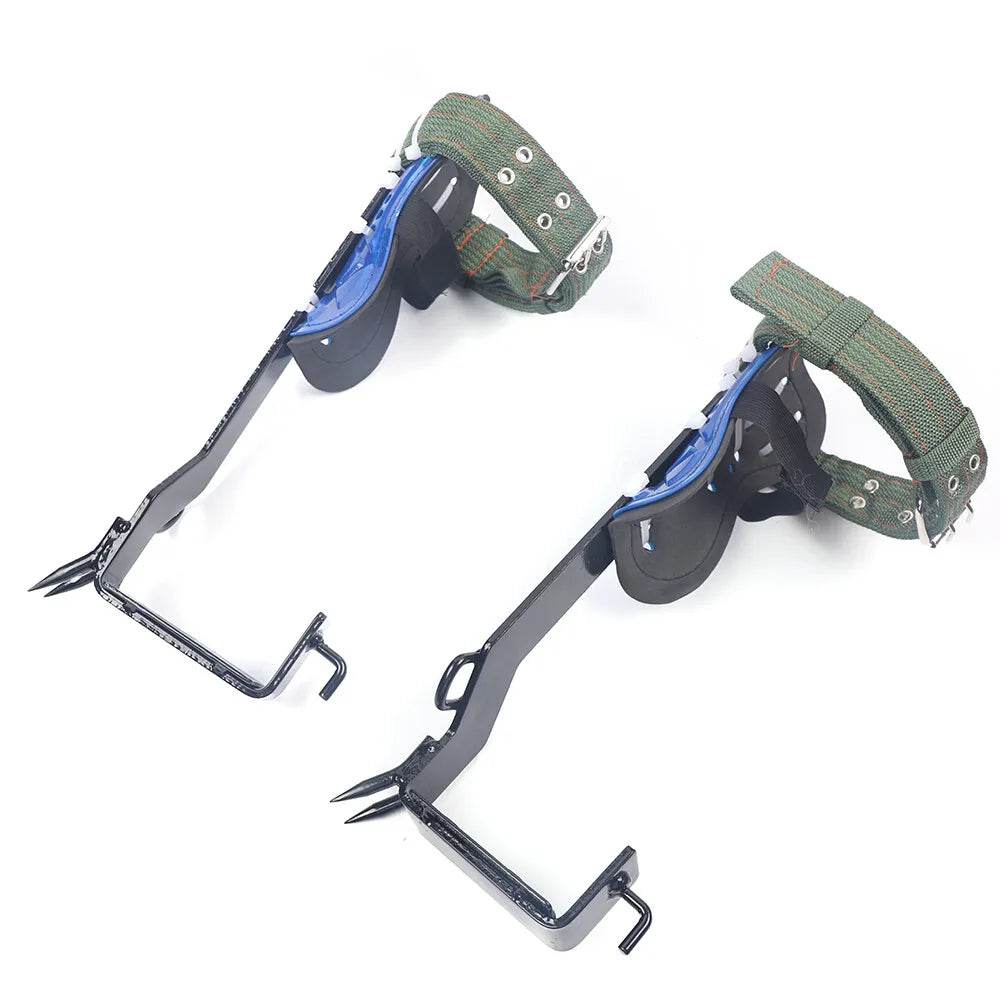 Tree Pole Climbing Spike Set With Rope Lanyard And Carabiner