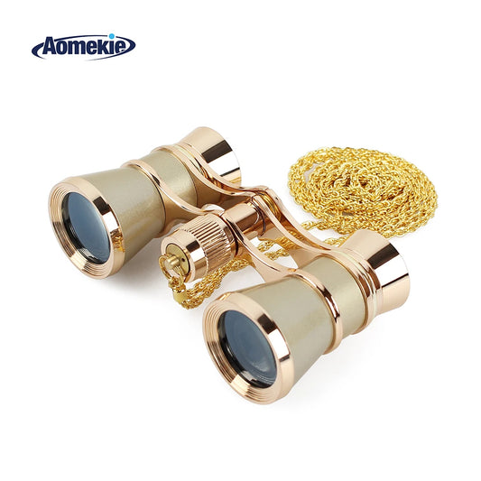 Opera Glasses Binoculars 3X25 Theater Glasses Mini Compact With Chain