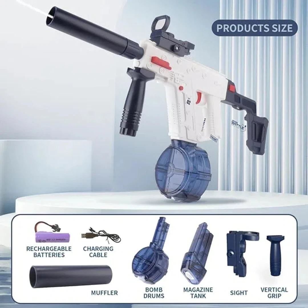 Hign Concerned Electric Water Gun For Adults And Kids High Power Long Range 25 Ft Summer Fun