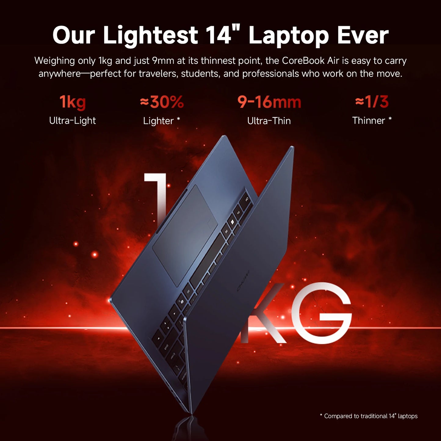 CHUWI Corebook Air Ryzen 6600H Windows 11 Pro IPS Laptop
