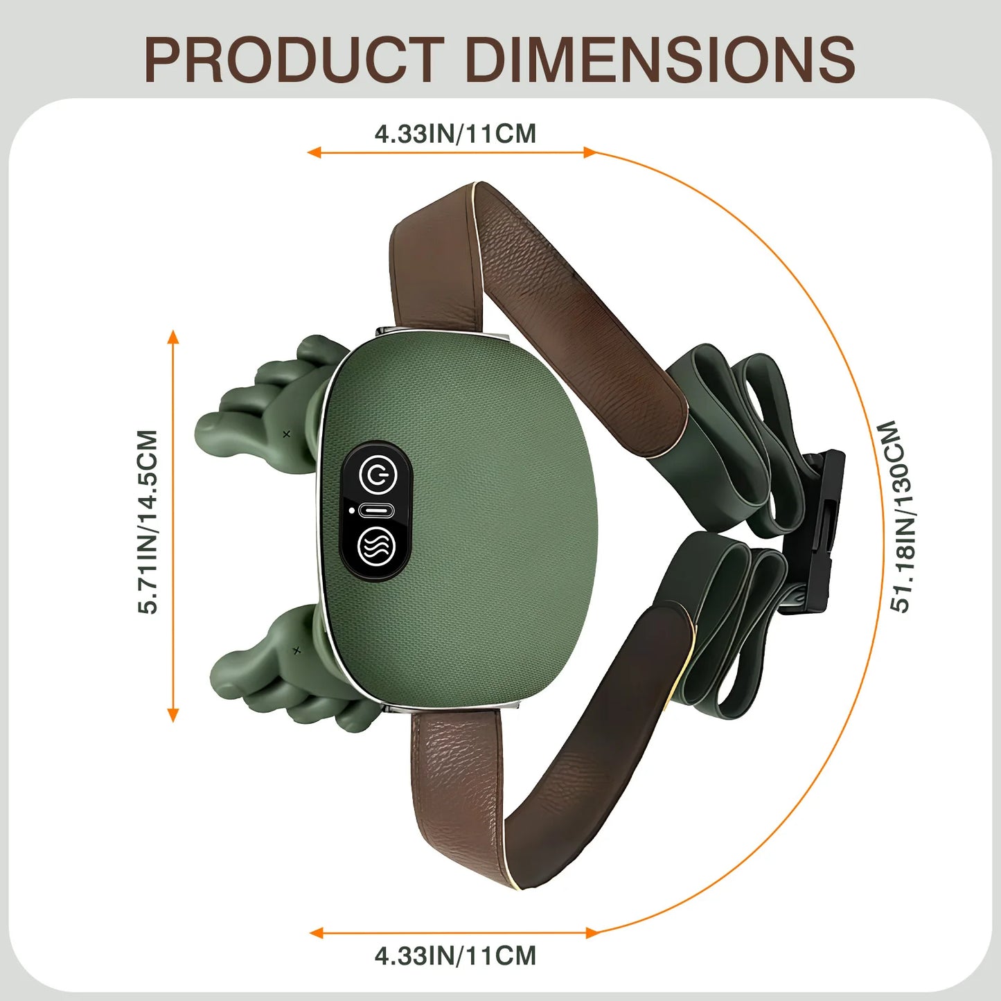 Shoulder And Neck Massager With Bionic Heated 4D Kneading Simulates Real Palm Massage For Home Use
