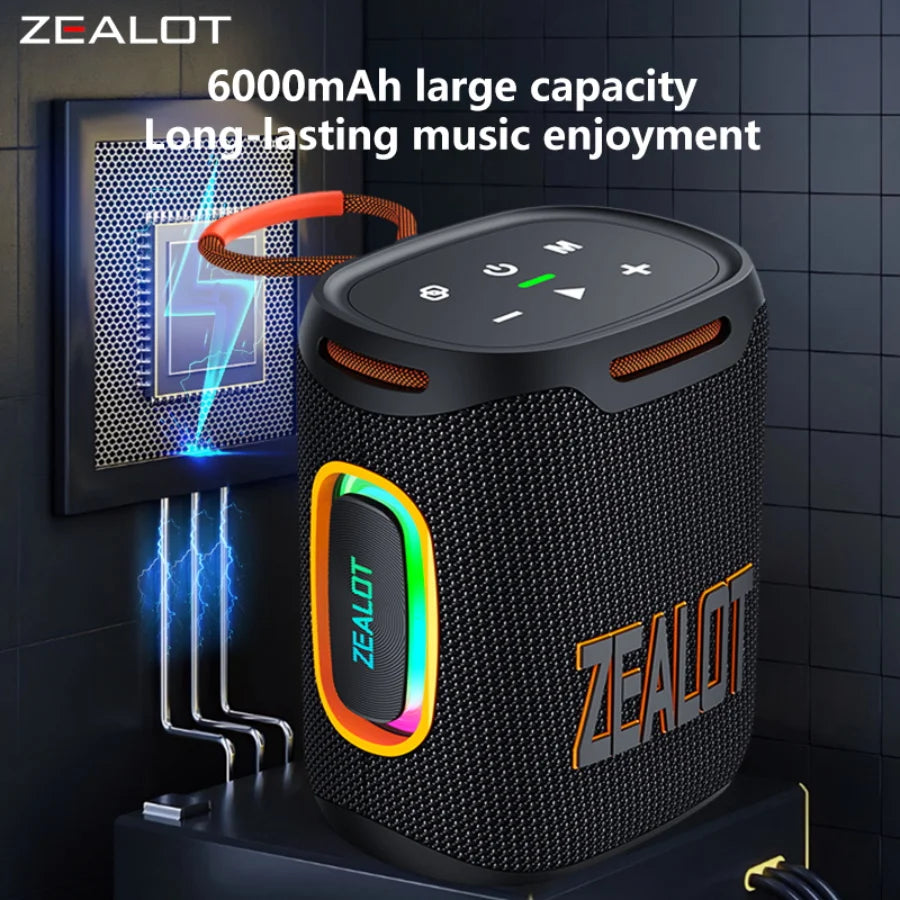 ZEALOT S122 25W Portable Wireless Speaker With Dual Pairing