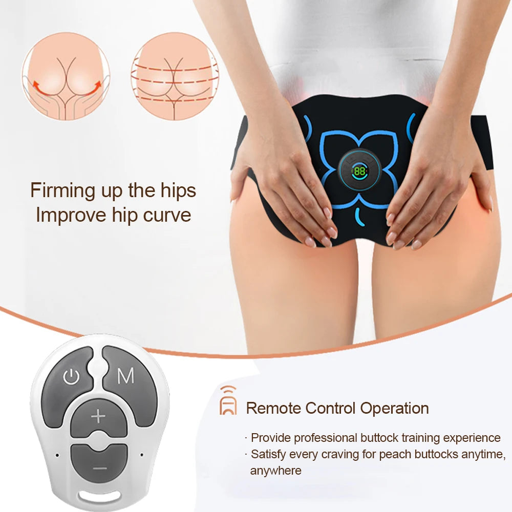 Upgrade EMS Electric Hip Trainer Wireless Buttock Lifting Massager 39 Gear Buttocks Shaper Firming Massage Pad for Sagging Flat Hips