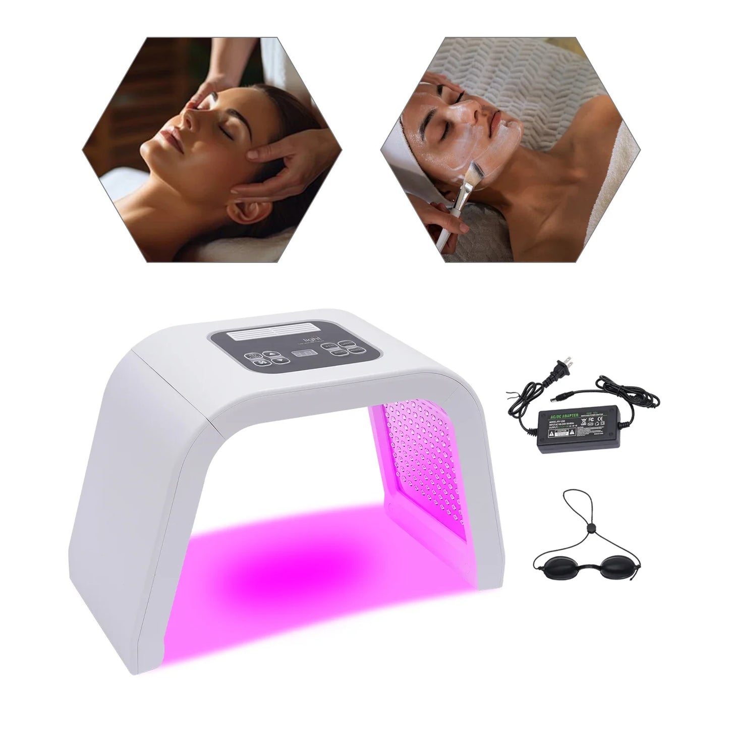 Bymaocar LED Face Spa Light Therapy Device For Skin Care