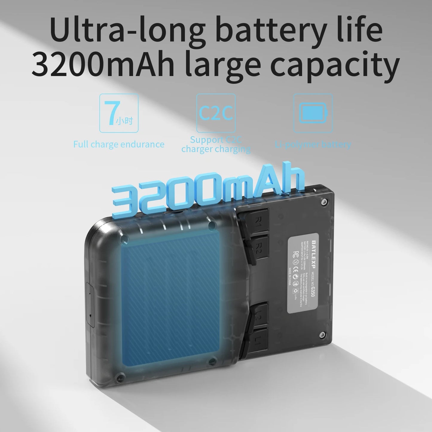 Coopreme G35 Retro Handheld Game Console RK3326 3200mAh Battery