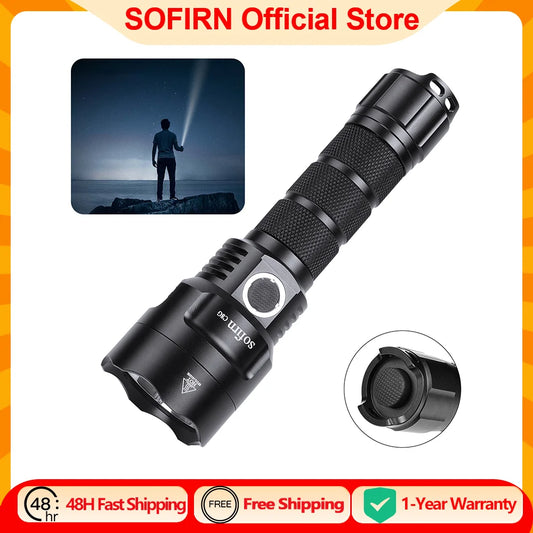 Sofirn C8G 21700 LED Tactical Flashlight SST40 2000lm ATR