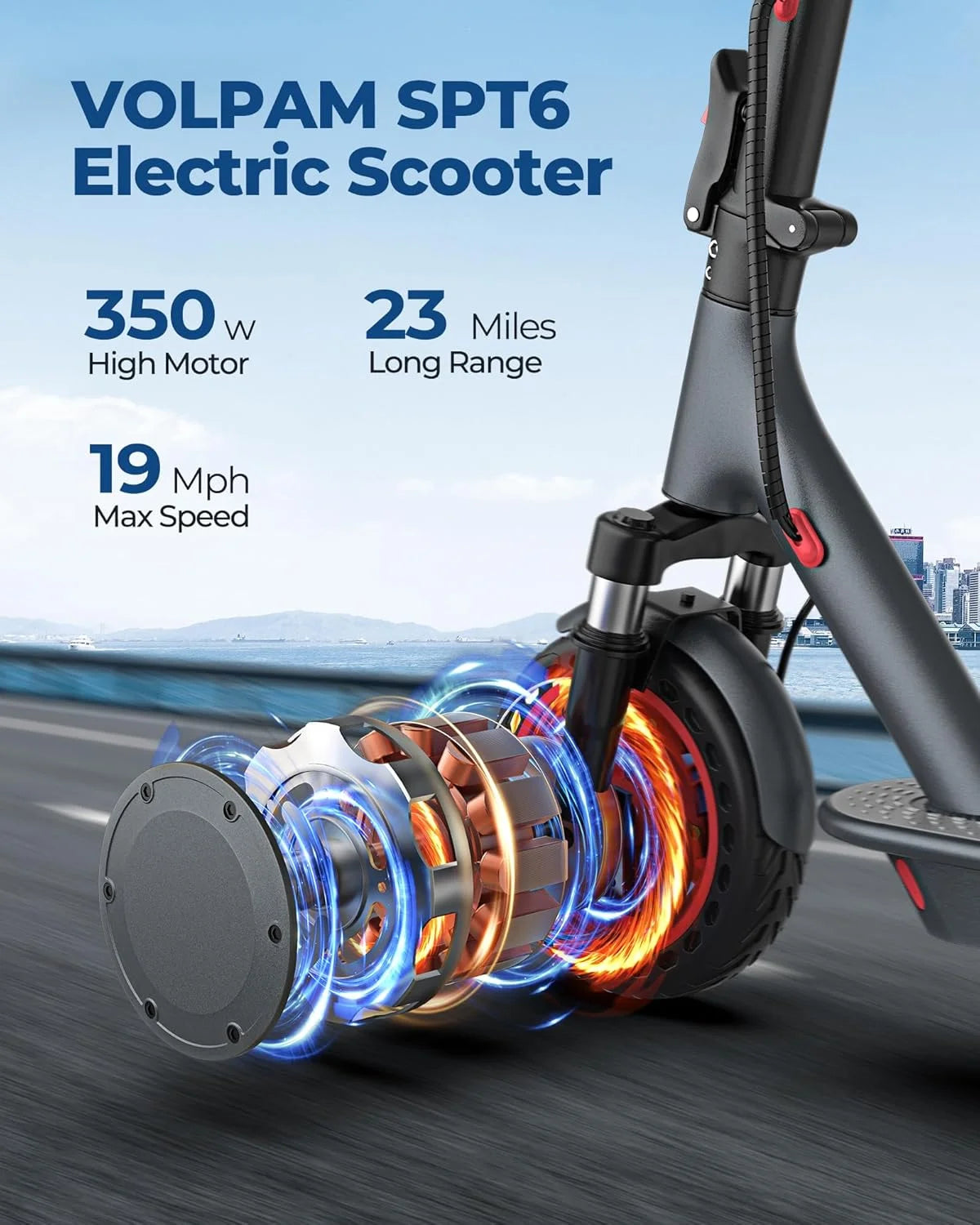 Aovopro Ap07 Electric Scooter With App Control And Double Shock Absorption