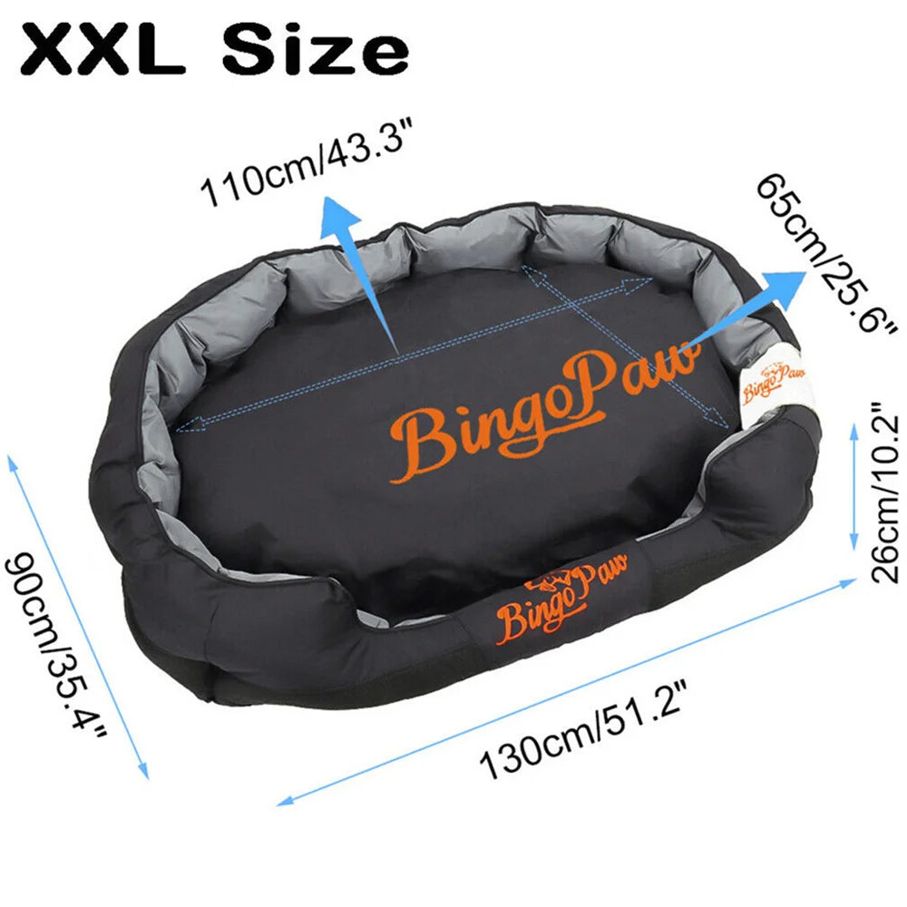 BORWART Orthopedic Waterproof Dog Bed With Washable Cover