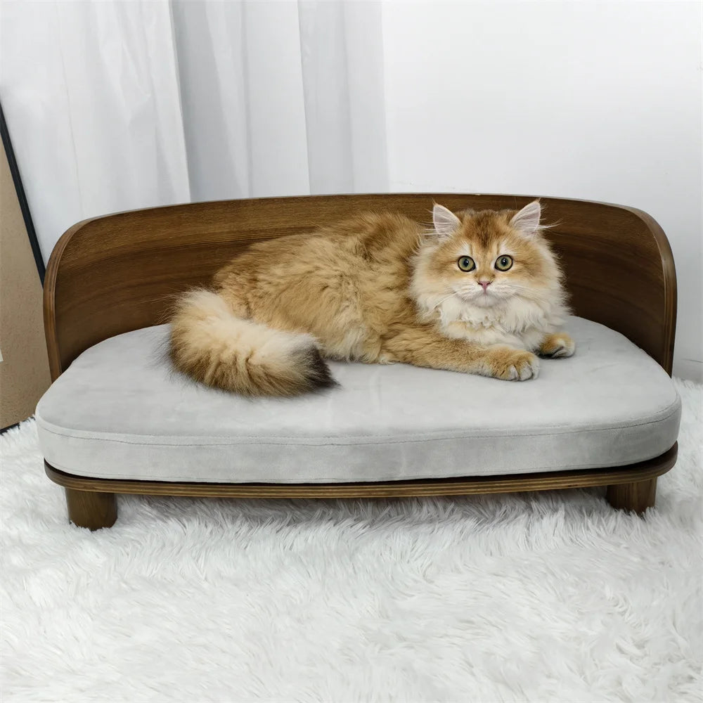 BORWART CN Elevated Wooden Pet Sofa For Small Dogs