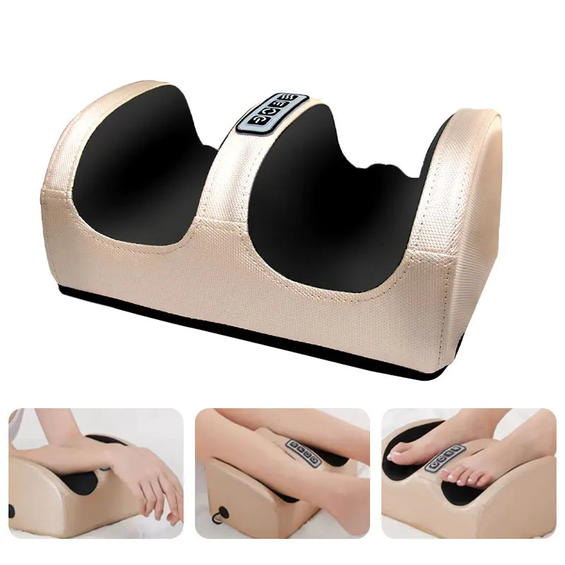Heated Foot Massager With Vibrations For Home Use And Relaxation