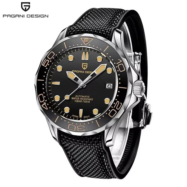 Pagani Design Automatic Men's Watch Sapphire Crystal Waterproof Luminous