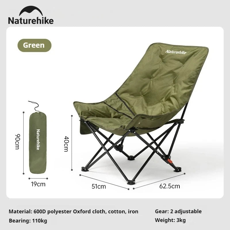 Naturehike Sea Star Recliner Folding Camp Chair for Outdoor Relaxation