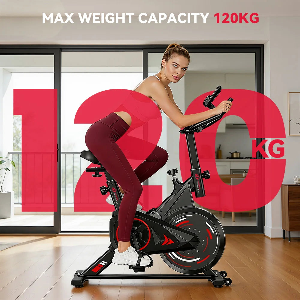 Botifly Low Noise Resistance Exercise Bike With LCD Monitor
