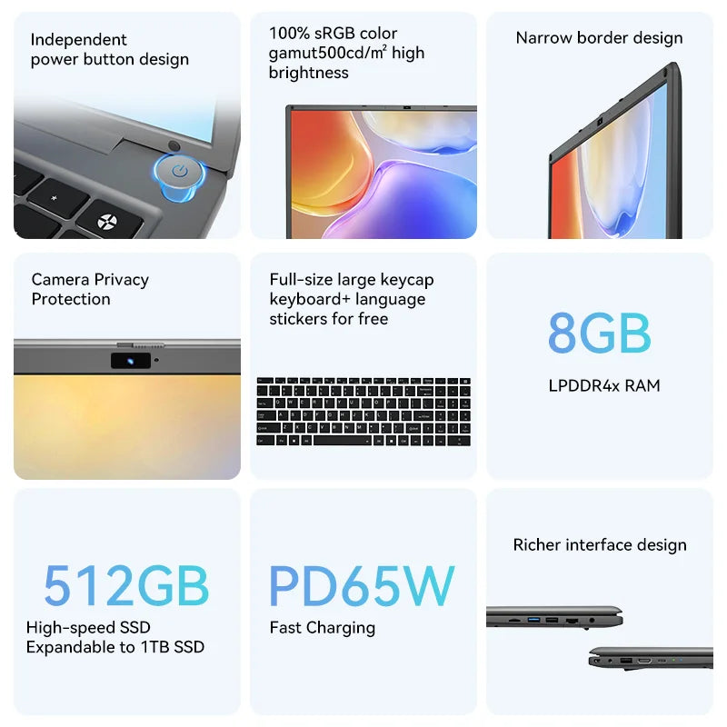 ADREAMER LeoBook Laptop Windows 11 Intel Core I5 1240P