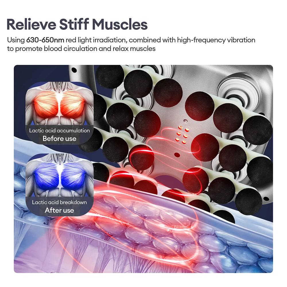 Foreverlily 9 Speed Percussion Massage Gun For Muscle Recovery