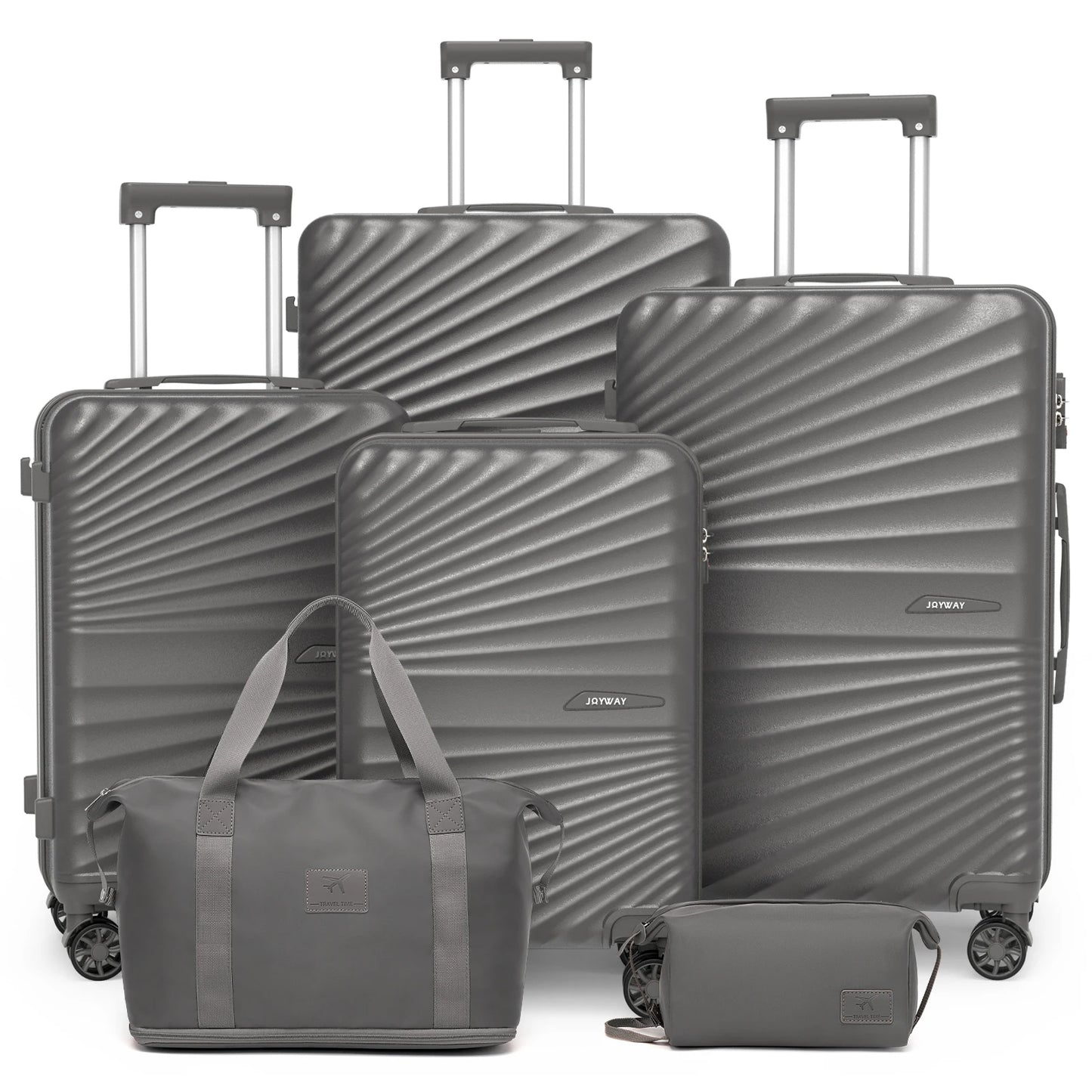 Joyway 6 Piece Travel Luggage Set with Expandable Spinner Wheels