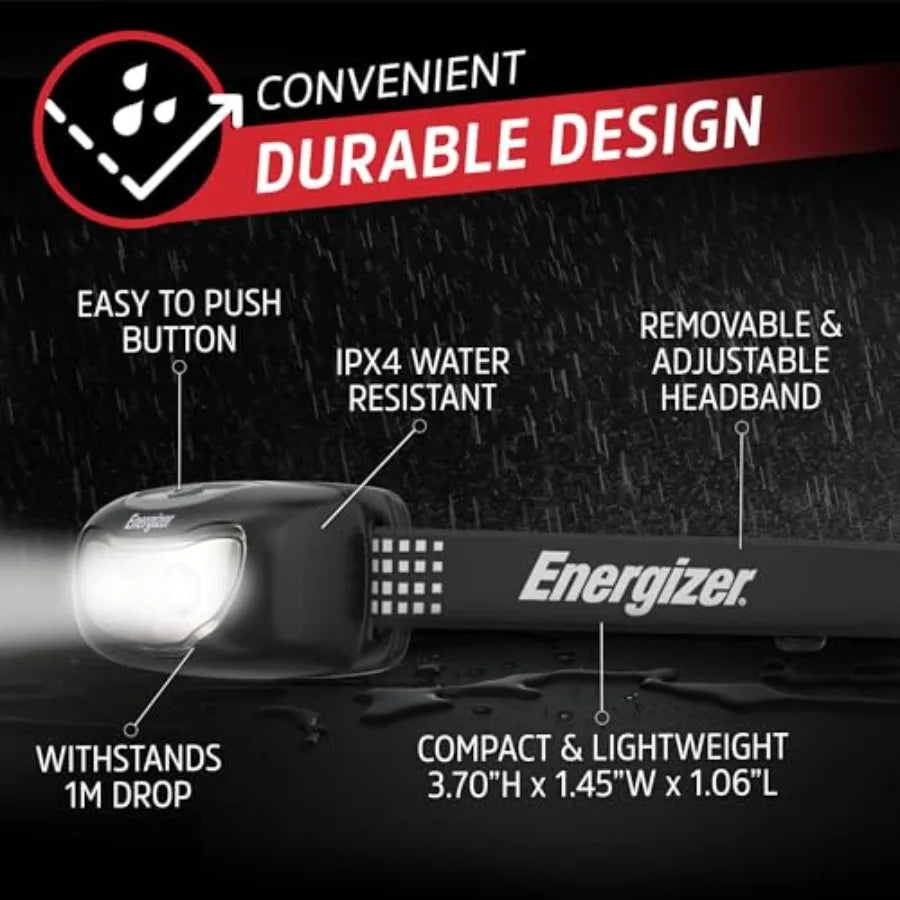 Universal LED Headlamp for Camping, Hiking, Outdoor Work and Emergencies