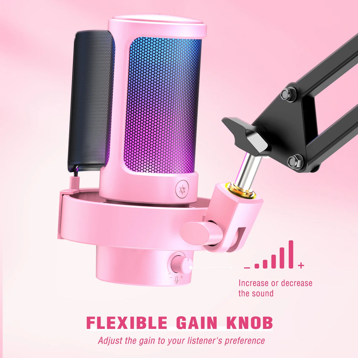 FIFINE USB Microphone for Recording and Streaming with Touch Mute