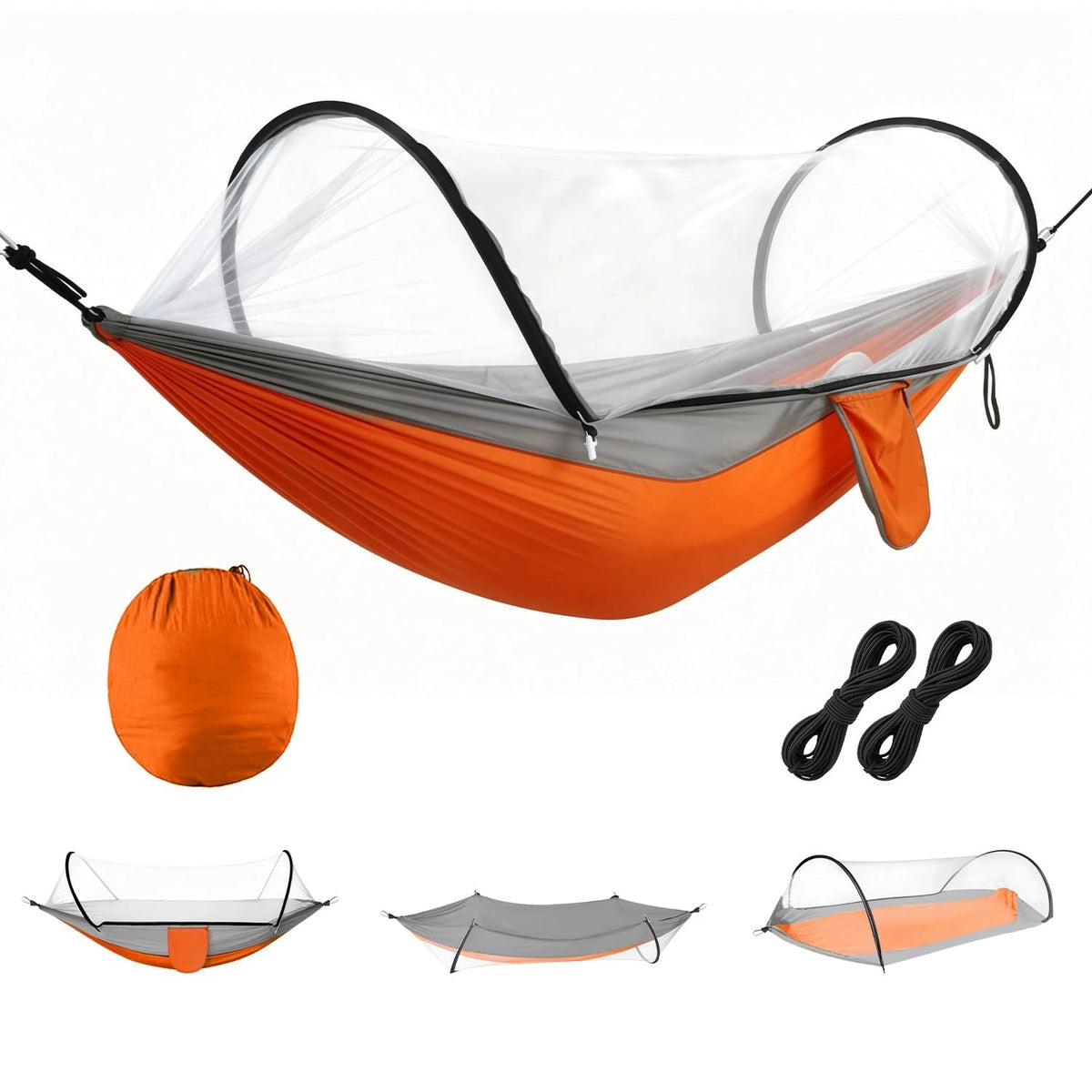 Automatic Quick Open Mosquito Net Hammock for Outdoor Camping
