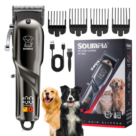 Solimpia Professional Pet Hair Clipper for Dogs and Cats