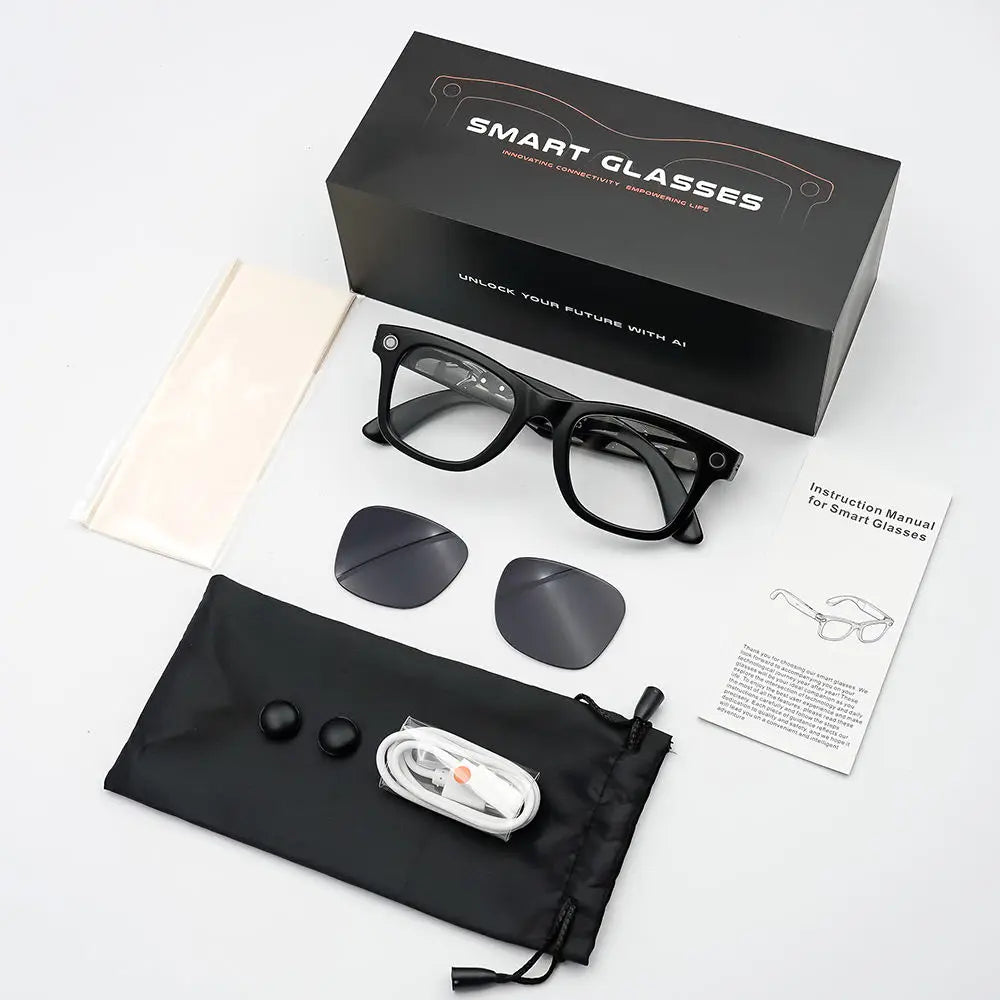 SANVNET GS4 MAX Smart Eyewear 8MP Camera Sunglasses With AI